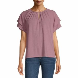 NWT Rose Peasant Top L, XL,  XXL